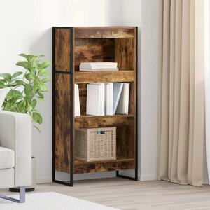 Könyvespolc Füstös tölgy 60 x 30 x 121 cm Faanyag