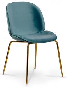 MAIA modern bársony szék - több színben