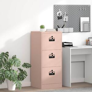 VidaXL Irattároló Szekrény fiókkal Rózsaszín 45,5 x 42 x 106,5 cm