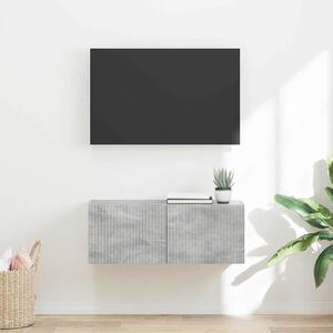 TV Fali Szekrény Beton 78,5 x 31 x 29,5 cm Faanyag