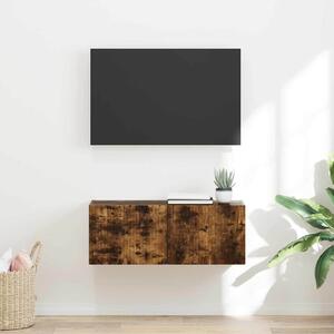TV Fali Szekrény Füstölt tölgy 78,5 x 31 x 29,5 cm Faanyag