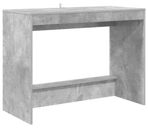 Ágyíróasztal Betonszürke Szerelt Fa 100 x 45 x 75 cm