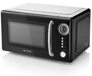 ETA Mikrohullámú sütő retro fekete 20L 700W 321090020
