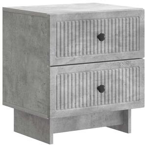 VidaXL Éjjeliszekrény Betonszürke 43 x 34,5 x 47,5 cm Szerelt Fa