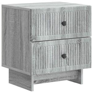 VidaXL Éjjeliszekrény Szürke Sonoma 43 x 34,5 x 47,5 cm Szerelt Fa