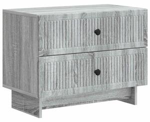 VidaXL Éjjeliszekrény Szürke Sonoma 62 x 34,5 x 47,5 cm Szerelt Fa
