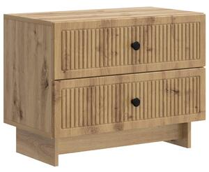 VidaXL Éjjeliszekrény Kézműves Tölgy 62 x 34,5 x 47,5 cm Szerelt Fa