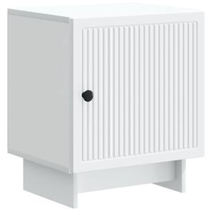 VidaXL Éjjeliszekrény Fehér 43 x 34,5 x 50 cm Szerelt Fa