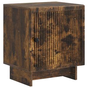 VidaXL Éjjeliszekrény Füstös Tölgy 43 x 34,5 x 50 cm Szerelt Fa