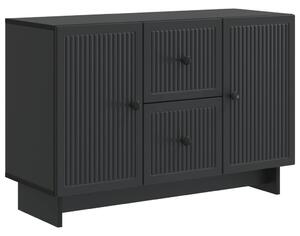 Széf fiókkal Fekete 89 x 34,5 x 60 cm Szerelt Fa