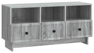 TV szekrény fiókkal Szürke Sonoma 102 x 34,5 x 50 cm Szerelt Fa