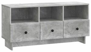 TV szekrény fiókkal Betonszürke 102 x 34,5 x 50 cm Szerelt Fa