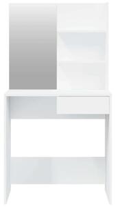 VidaXL fehér fésülködőasztal tükörrel 74,5 x 40 x 141 cm