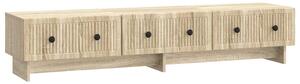 TV szekrény fiókkal Sonoma Tölgy 147 x 34,5 x 30 cm Szerelt Fa