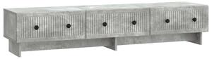TV szekrény fiókkal Betonszürke 147 x 34,5 x 30 cm Szerelt Fa