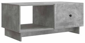 Dohányzóasztal Betonszürke 90 x 50 x 40 cm Szerelt Fa