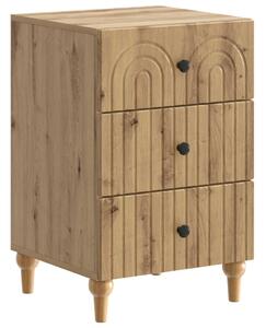 VidaXL Éjjeliszekrény Kézműves Tölgy 43x 41 x 66,5 cm Szerelt Fa