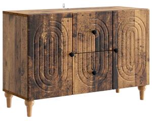 TV szekrény fiókkal Antik Fa 89 x 34,5 x 60 cm Szerelt Fa