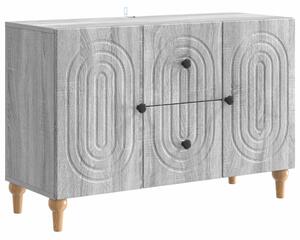 TV szekrény fiókkal Szürke Sonoma 89 x 34,5 x 60 cm Szerelt Fa