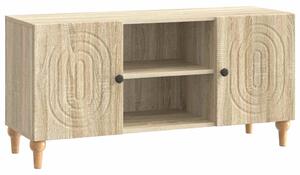 TV szekrény Sonoma Tölgy 102 x 34,5 x 50 cm Szerelt Fa