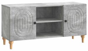 TV szekrény Betonszürke 102 x 34,5 x 50 cm Szerelt Fa