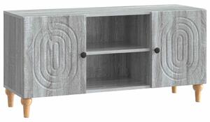 TV szekrény Szürke Sonoma 102 x 34,5 x 50 cm Szerelt Fa