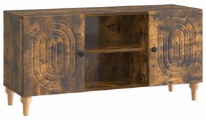 TV szekrény Füstös Tölgy 102 x 34,5 x 50 cm Szerelt Fa