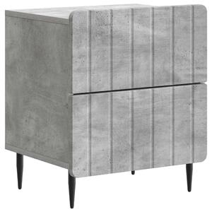 VidaXL Éjjeliszekrény Betonszürke 43 x 34,5 x 49,5 cm Szerelt Fa