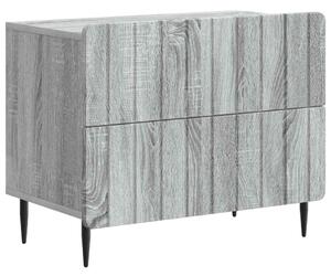 VidaXL Éjjeliszekrény Szürke Sonoma 62 x 34,5 x 49,5 cm Szerelt Fa