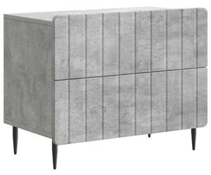 VidaXL Éjjeliszekrény Betonszürke 62 x 34,5 x 49,5 cm Szerelt Fa