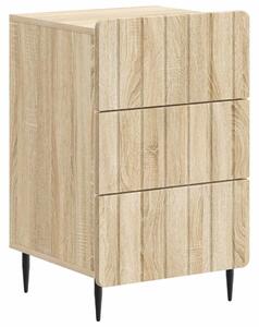 VidaXL Éjjeliszekrény fiókkal Sonoma Tölgy 43x 41 x 68 cm Szerelt Fa