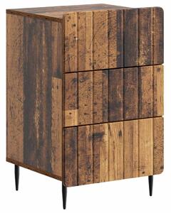 VidaXL Éjjeliszekrény fiókkal Antik Fa 43x 41 x 68 cm Szerelt Fa