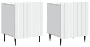 VidaXL Éjjeliszekrény 2 pcs Fehér 43 x 34,5 x 52 cm Szerelt Fa