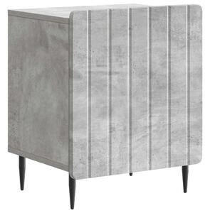 VidaXL Éjjeliszekrény Betonszürke 43 x 34,5 x 52 cm Szerelt Fa
