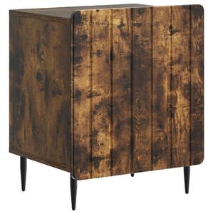 VidaXL Éjjeliszekrény Füstös Tölgy 43 x 34,5 x 52 cm Szerelt Fa