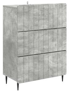 Fiókos szekrény Betonszürke 66 x 34,5 x 92 cm Szerelt Fa