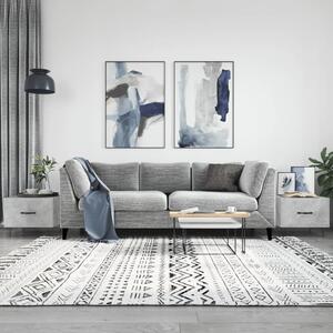 2 db betonszürke szerelt fa dohányzóasztal 50 x 50 x 40 cm