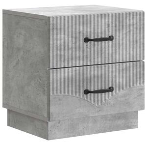 VidaXL Éjjeliszekrény Betonszürke 43 x 34,5 x 44,5 cm Szerelt Fa