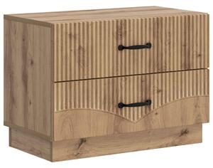 VidaXL Éjjeliszekrény Kézműves Tölgy 62 x 34,5 x 44,5 cm Szerelt Fa