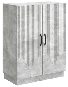 Széf Betonszürke 66 x 34,5 x 87 cm Szerelt Fa