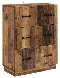 Fiókos szekrény Antik Fa 66 x 34,5 x 87 cm Szerelt Fa