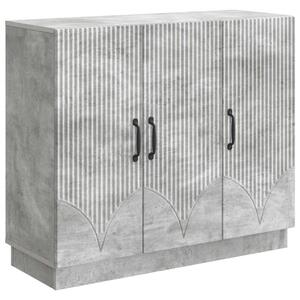 Széf Betonszürke 89 x 34,5 x 77 cm Szerelt Fa