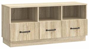 TV szekrény fiókkal Sonoma Tölgy 102 x 34,5 x 47 cm Szerelt Fa