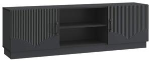 TV szekrény Fekete 150 x 31 x 47 cm Szerelt Fa