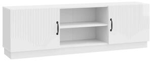 TV szekrény Magasfényű Fehér 150 x 31 x 47 cm Szerelt Fa