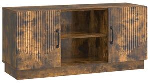 TV szekrény Füstös Tölgy 102 x 34,5 x 47 cm Szerelt Fa