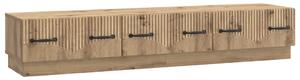 TV szekrény Kézműves Tölgy 147 x 34,5 x 27 cm Szerelt Fa