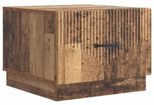 Dohányzóasztal fiókkal Antik Fa 49 x 50 x 37 cm Szerelt Fa