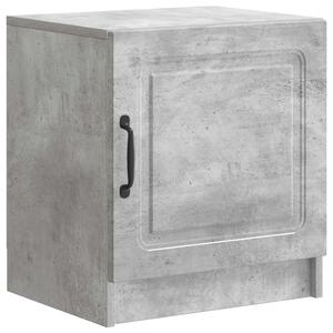 VidaXL Éjjeliszekrény Betonszürke 43 x 34,5 x 47 cm Szerelt Fa