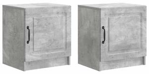 VidaXL Éjjeliszekrény 2 pcs Betonszürke 43 x 34,5 x 47 cm Szerelt Fa